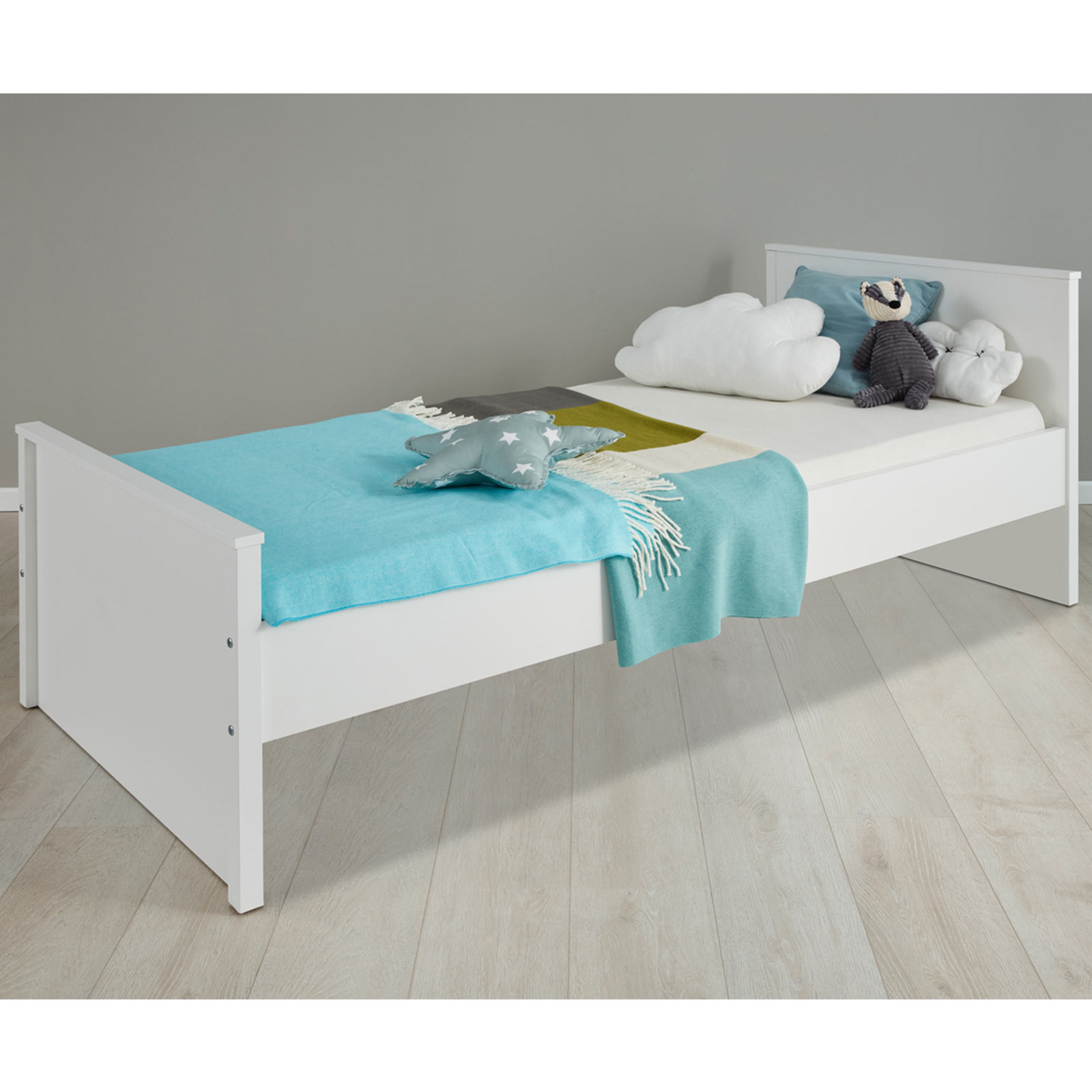 Jugendbett - weiß - 90x200 cm