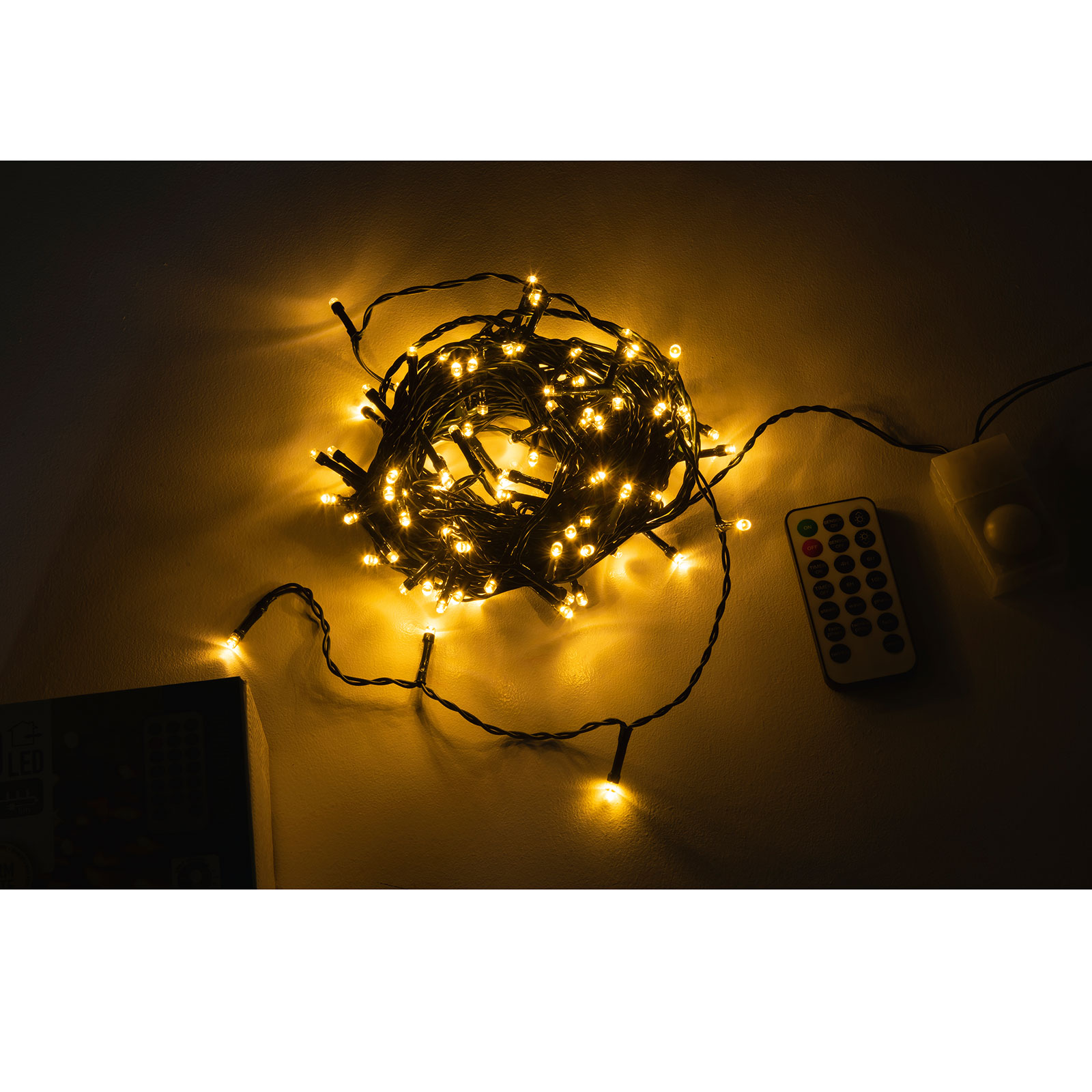 Sensor LED Lichterkette - 120 LED´s - 12 Meter