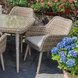 Gartensessel MALLORCA - Holzoptik - Polyrattan