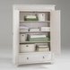 Wäscheschrank - Kiefer massiv-weiß