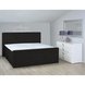 Boxspringbett - schwarz - Taschenfederkern - H3 - 180x200 cm