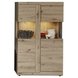 Standvitrine - Artisan Eiche - 136 cm