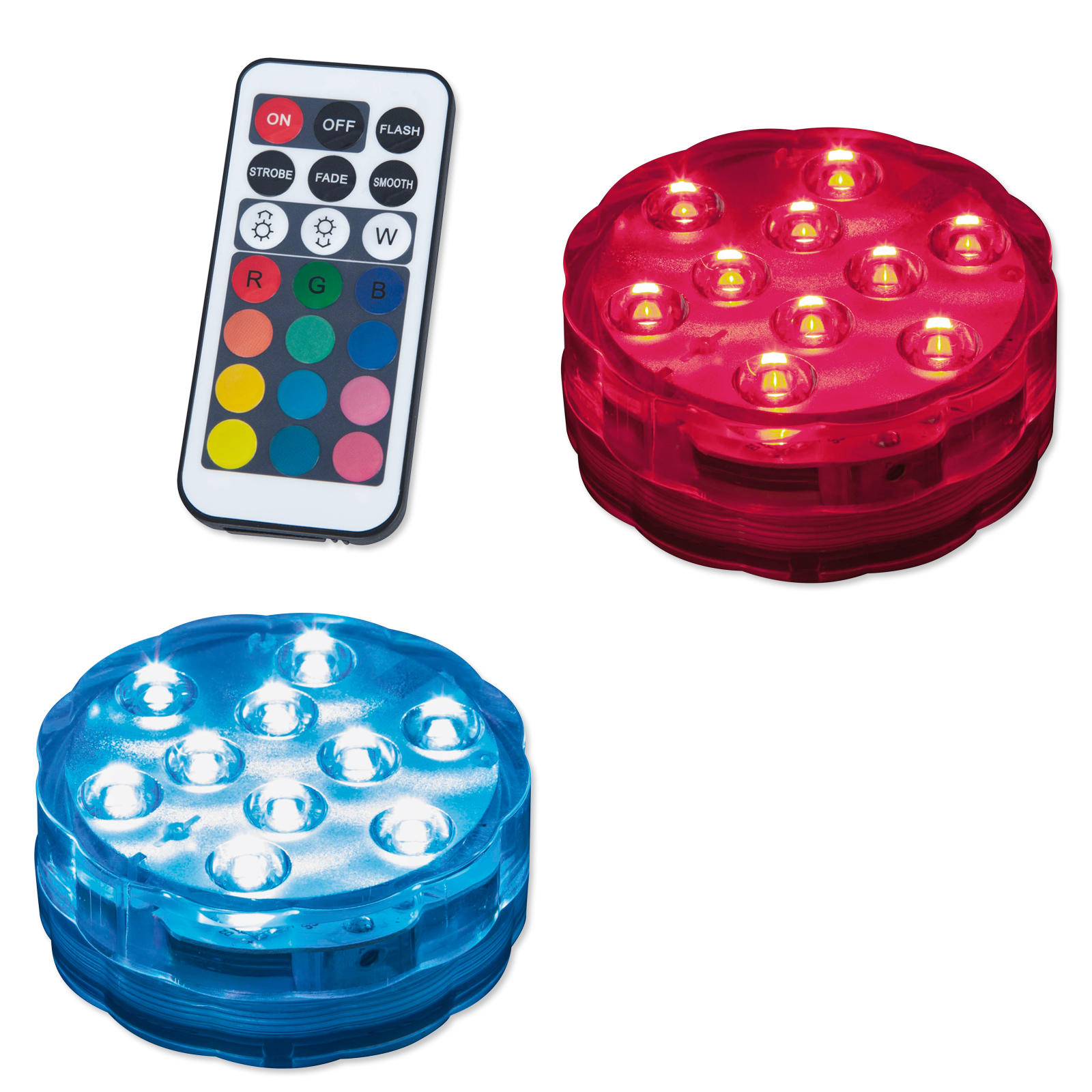 LAMPURA LED-RGB-Dekoleuchte - Kunststoff - mit Fernbedienung