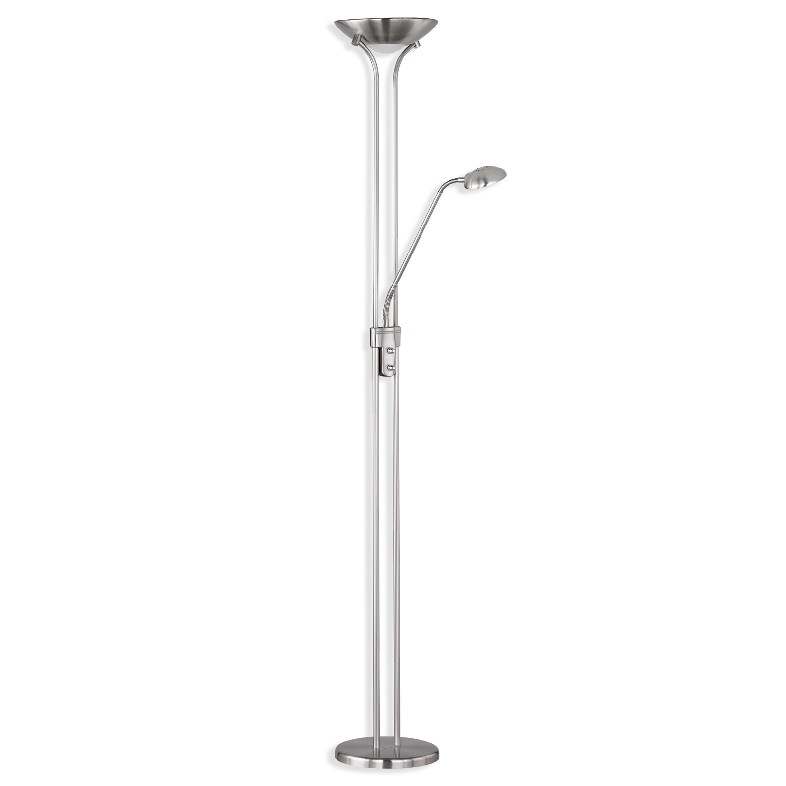 LED-Deckenfluter - dimmbar - Nickel