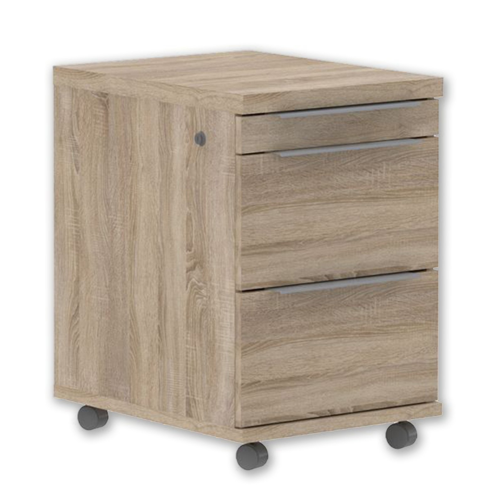 Rollcontainer CALPE mit Schloss Sonoma Eiche B?roprogramm CALPE : Sonoma Eiche Rollcontainer Sonoma Eiche Rollcontainer : Rollcontainer CALPE mit Schloss Sonoma Eiche B?roprogramm CALPE