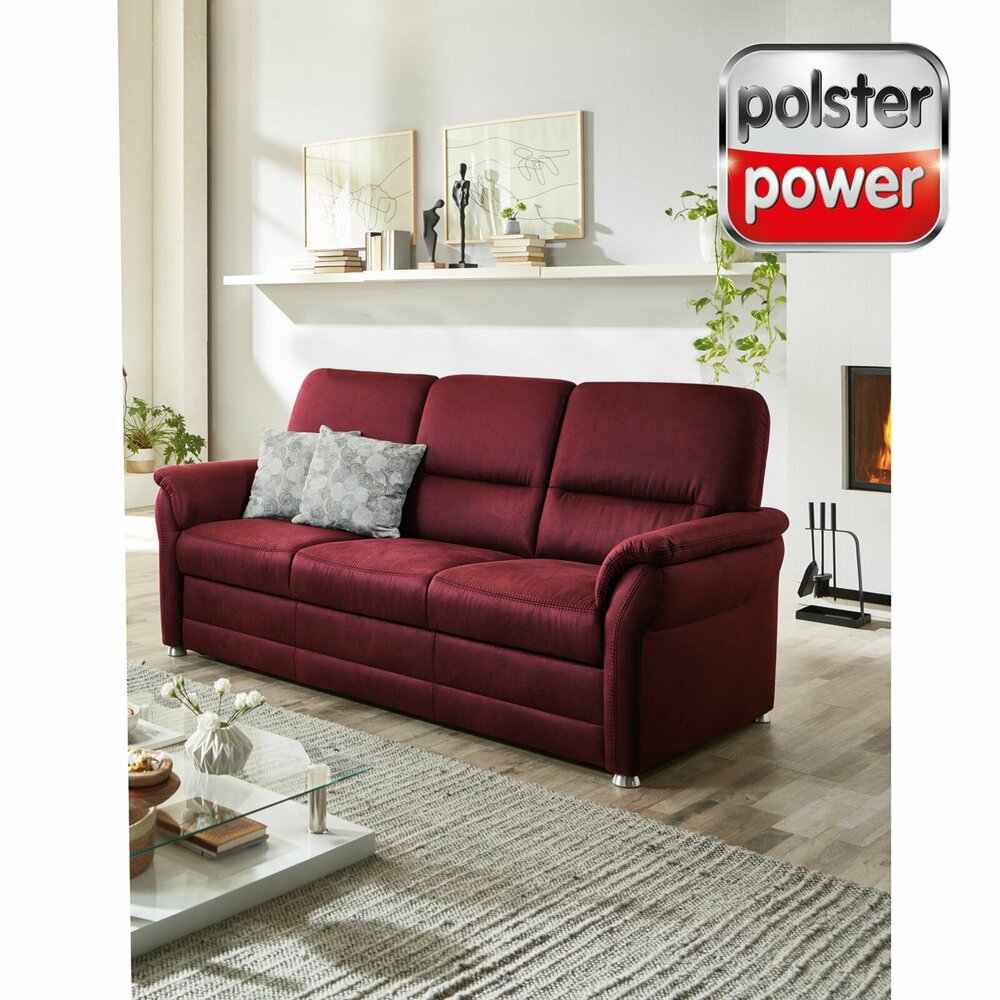 polsterpower 3SitzerSofa bordeaux Online bei ROLLER kaufen