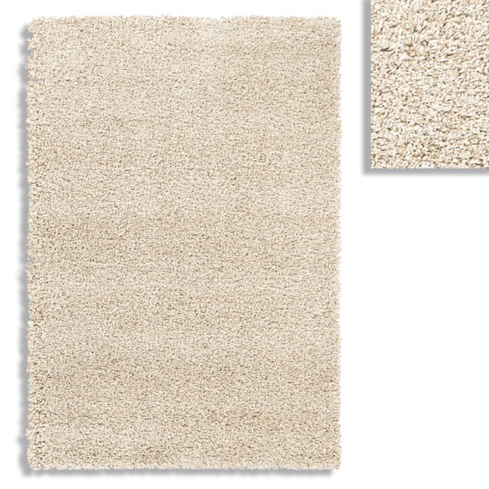 HochflorTeppich LONDON SHAGGY beige 80×150 cm HochflorTeppich LONDON SHAGGY beige 80×150 cm