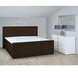 Boxspringbett - braun - Taschenfederkern - H3 - 180x200 cm