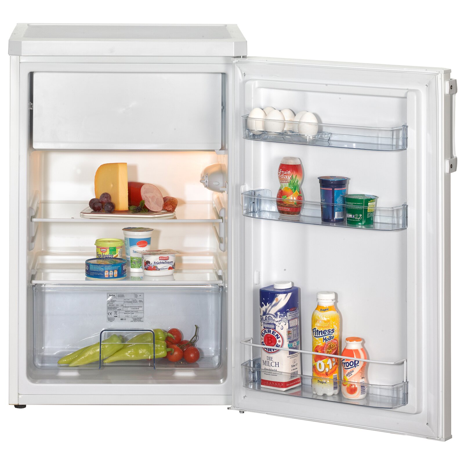 AMICA Kühlschrank KS 361 100 W - mit Gefrierfach - D | Online bei ROLLER  kaufen