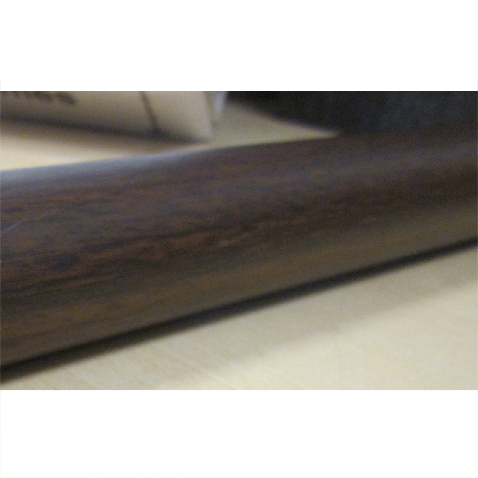 Kleiderständer - Walnuss - mit Holzkugeln - 180 cm breit