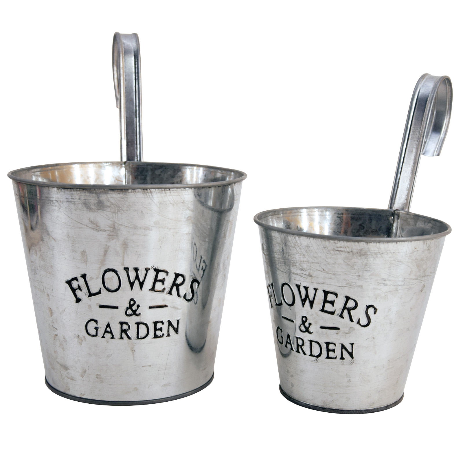 Blumentopf - Metall - 22 cm