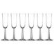 6er-Set Sektglas - Kristallglas - 300 ml
