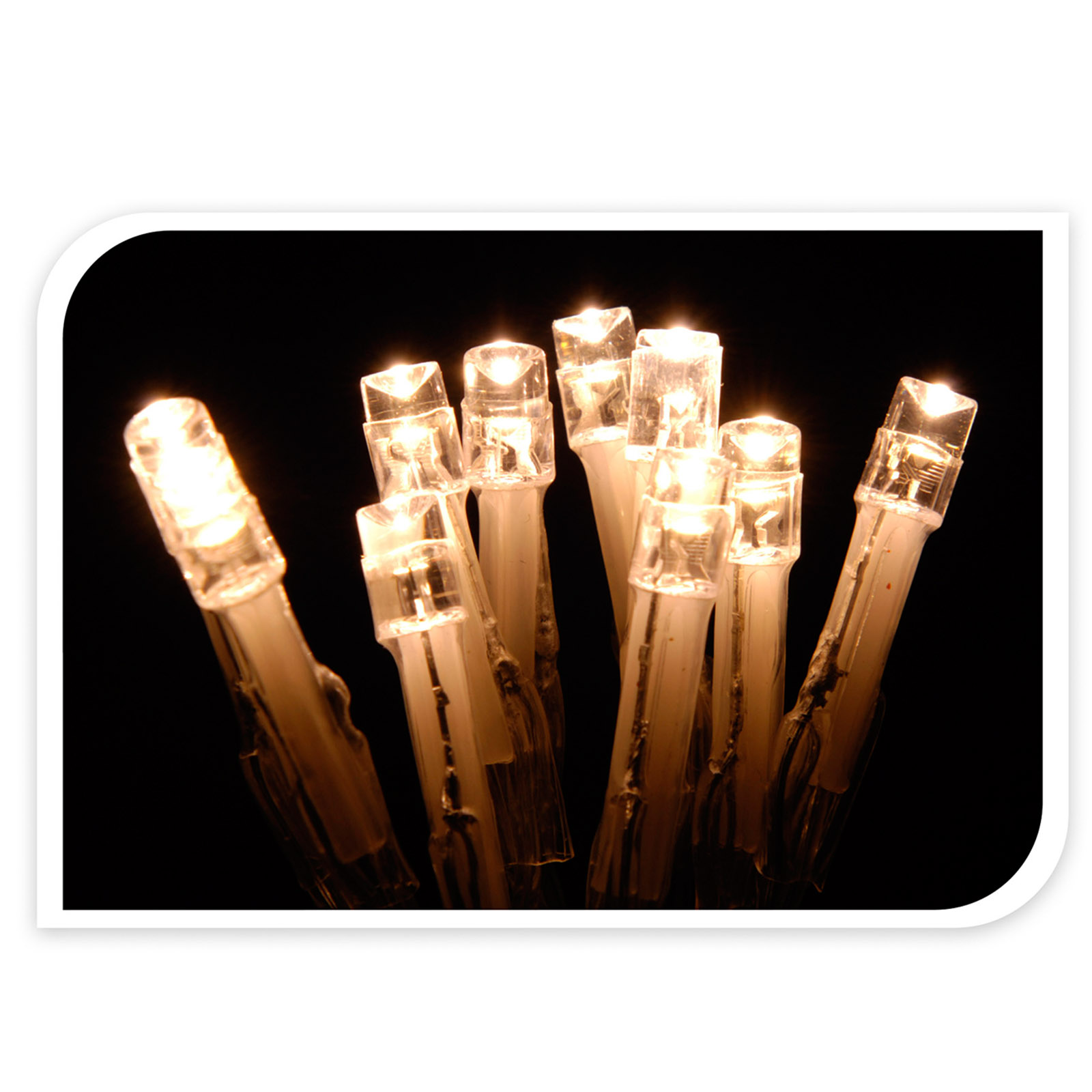 LED-Lichterkette - warmweiß - 320 cm