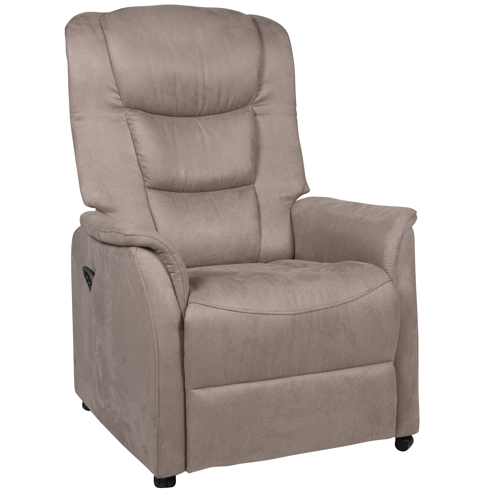 TV-Sessel - graubraun - mit Motor
