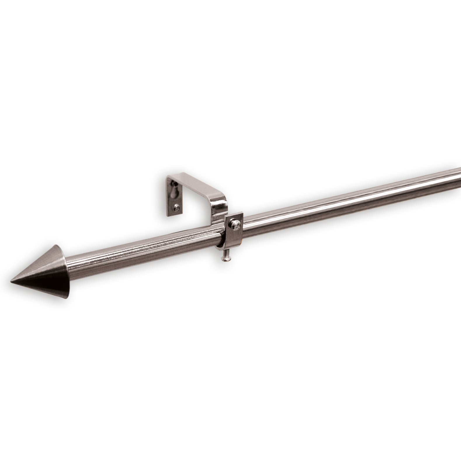 Gardinenstange - Edelstahl - Kegelform - 130-240 cm | Online bei ROLLER  kaufen