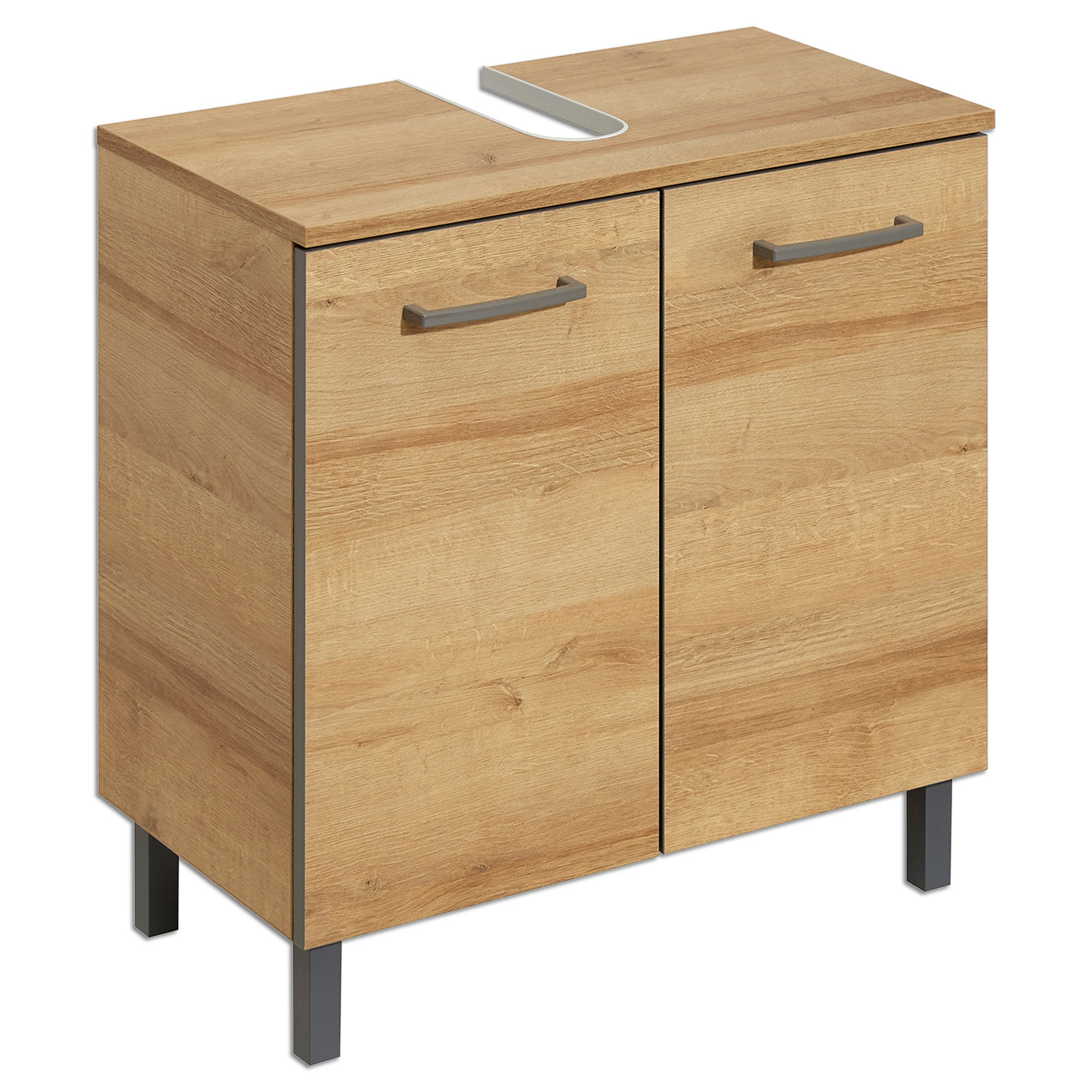 Waschbeckenunterschrank - Riviera Eiche - 60 cm breit