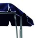 Gardiola Hollywoodschaukel - blau-weiß gestreift