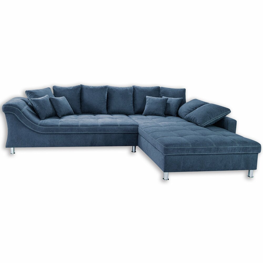 Ecksofa blau beidseitig montierbar Online bei ROLLER kaufen