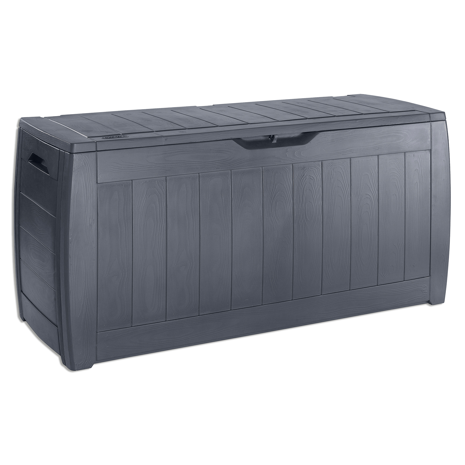 Aufbewahrungsbox HOLLYWOOD - Holzoptik graphit - 270 Liter