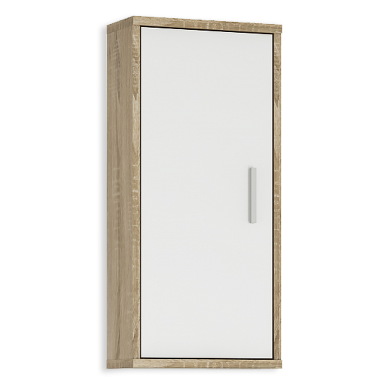 Hängeschrank - weiß-Sonoma Eiche - 32 cm breit