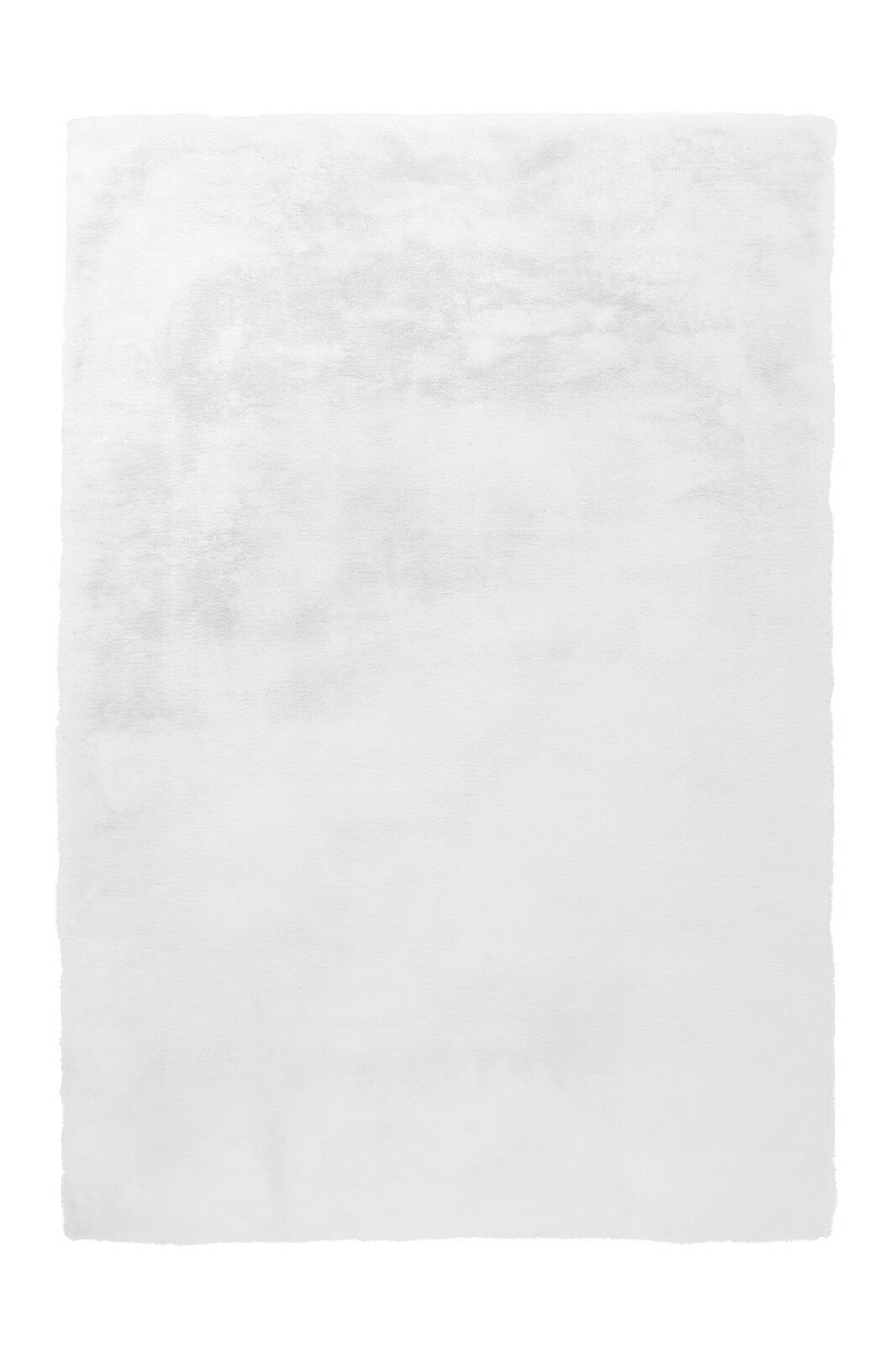 Kunstfell-Teppich - Kaninchenfell-Haptik - weiß - 160x230 cm