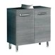 Fuß-Set 2-teilig 980.000581 - chrom