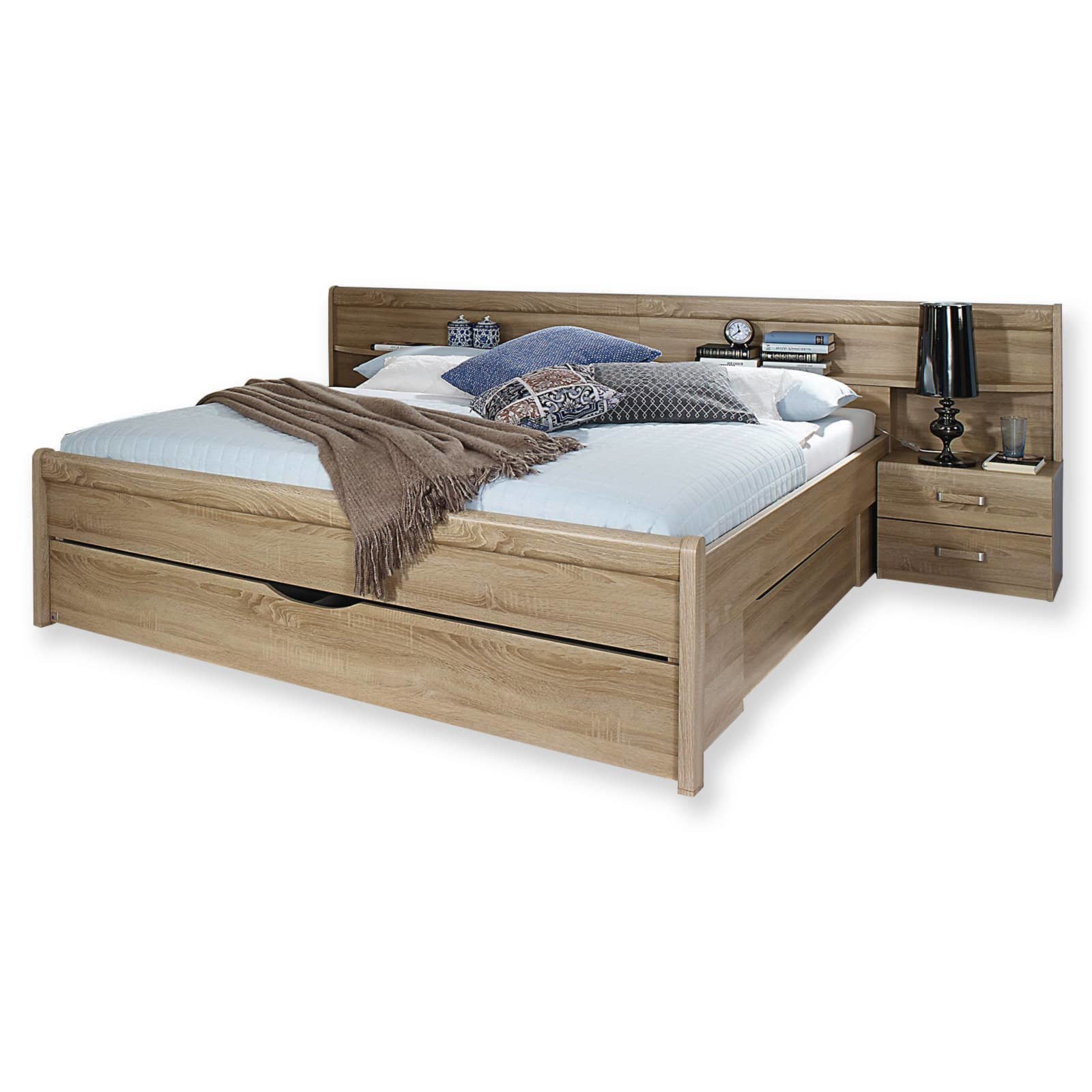 Bettanlage CHAM Sonoma Eiche 180x200 cm Bettgestelle