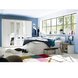 4-teiliges Schlafzimmer-Set LUCA - Pinie-weiß - Trüffel