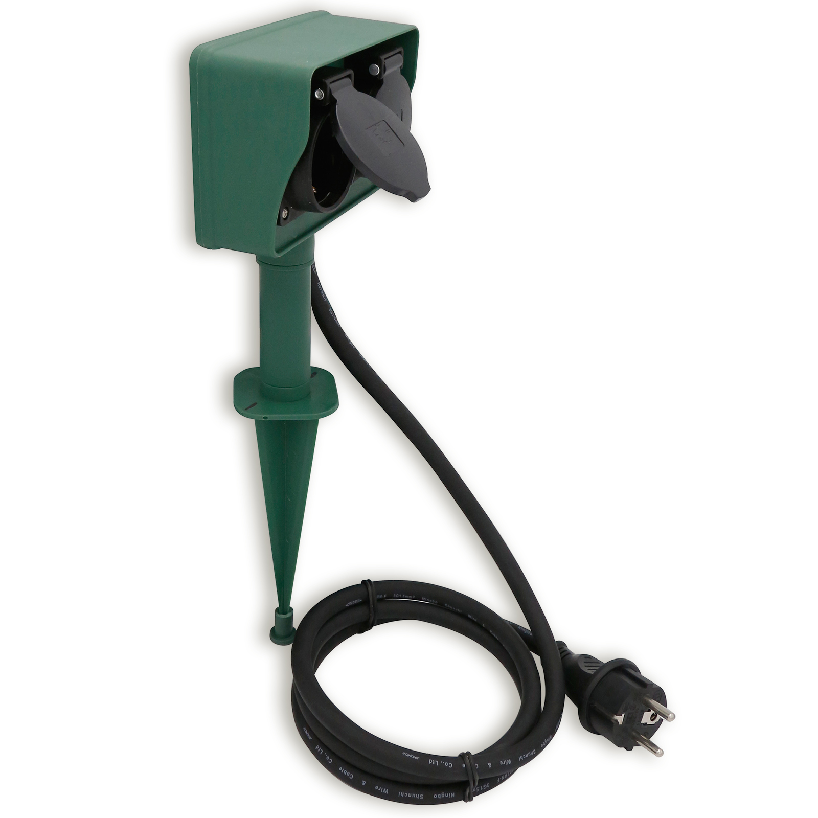 Garten Steckdosen Erdspiess 2 Schukostecker Online Bei Roller