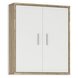 Hängeschrank - weiß-Sonoma Eiche - 61 cm breit