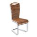 Stuhl - honig-braun - Rattan-Optik