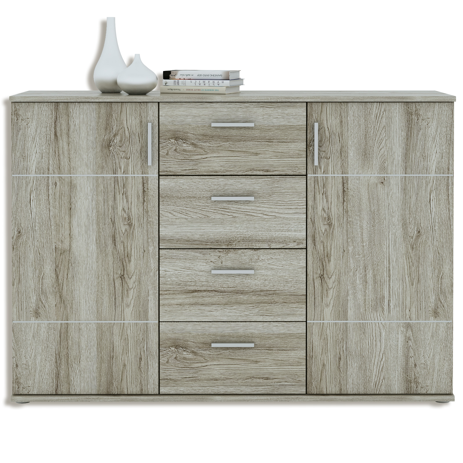 Kommode - Sandeiche - 132 cm breit