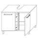 Waschbeckenschrank - anthrazit glänzend - 60 cm breit