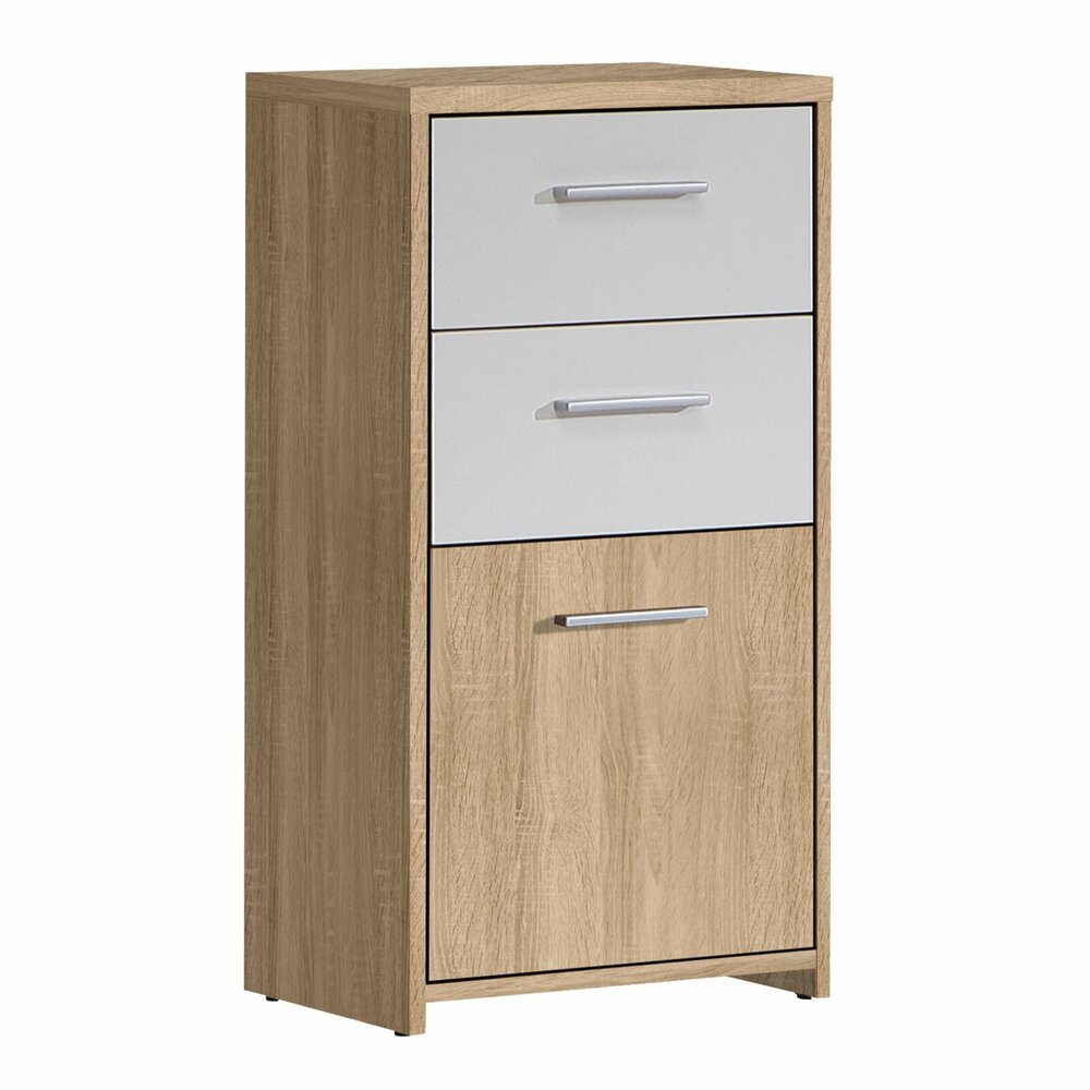 Kommode Sonoma Eiche weiß 40 cm breit Online bei ROLLER kaufen