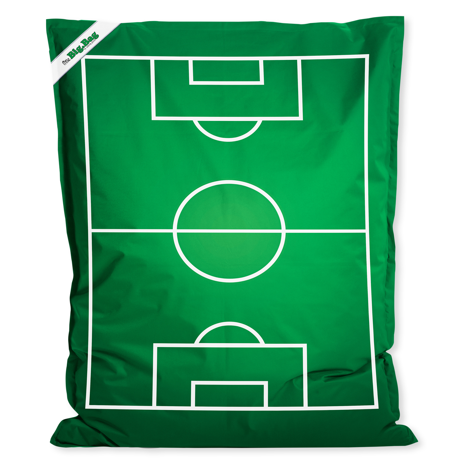Sitzsack - grün-weiß - 129x95 cm