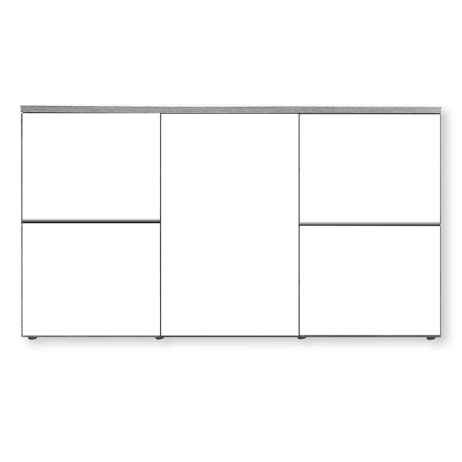 Sideboard - Schlammeiche-Schwarzeiche - 150 cm
