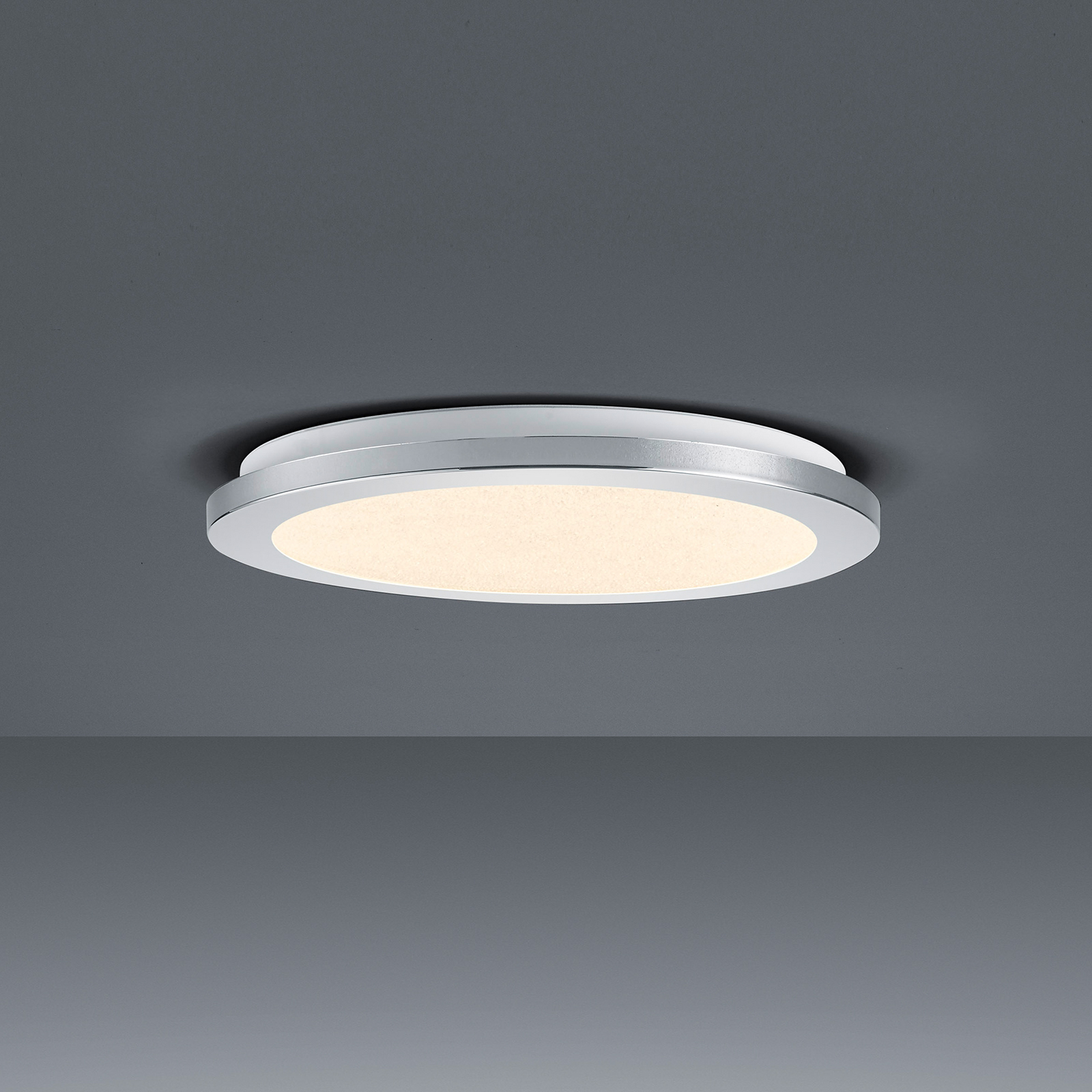 LED-Deckenleuchte - chrom - Switch-Dimmer - Ø 26 cm