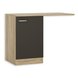 Spülenunterschrank - anthrazit-Sonoma Eiche - 110 cm breit