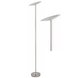 LED-Deckenfluter - silber-weiß - 180 cm
