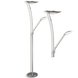 LAMPURA LED-Deckenfluter - silber - 180 cm
