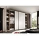 Schwebetürenschrank - Sandeiche-weiß - 316 cm