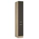 Apothekerschrank - anthrazit-Sonoma Eiche - 2 Auszüge - 30 cm breit