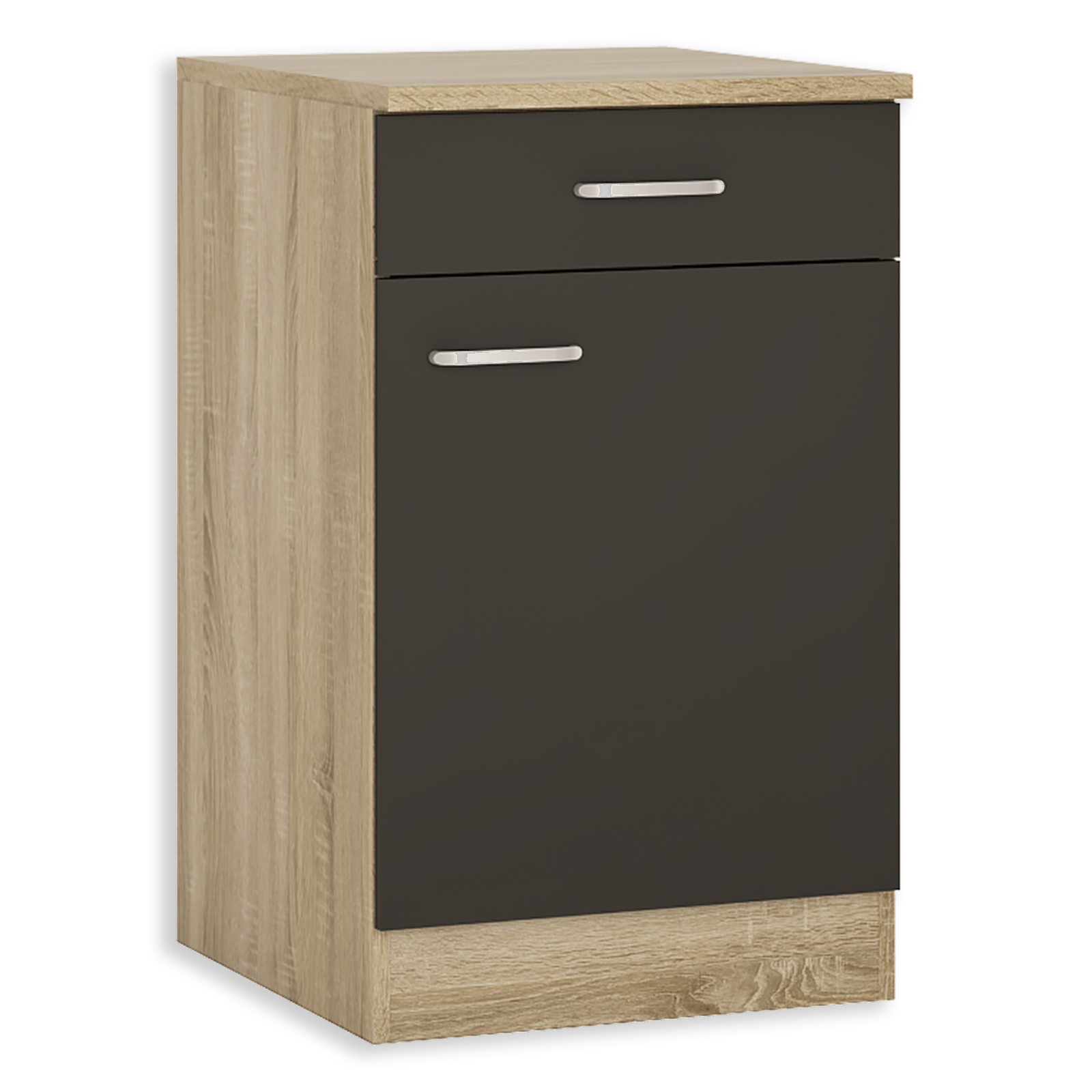 Anrichte - anthrazit-Sonoma Eiche - 50 cm breit