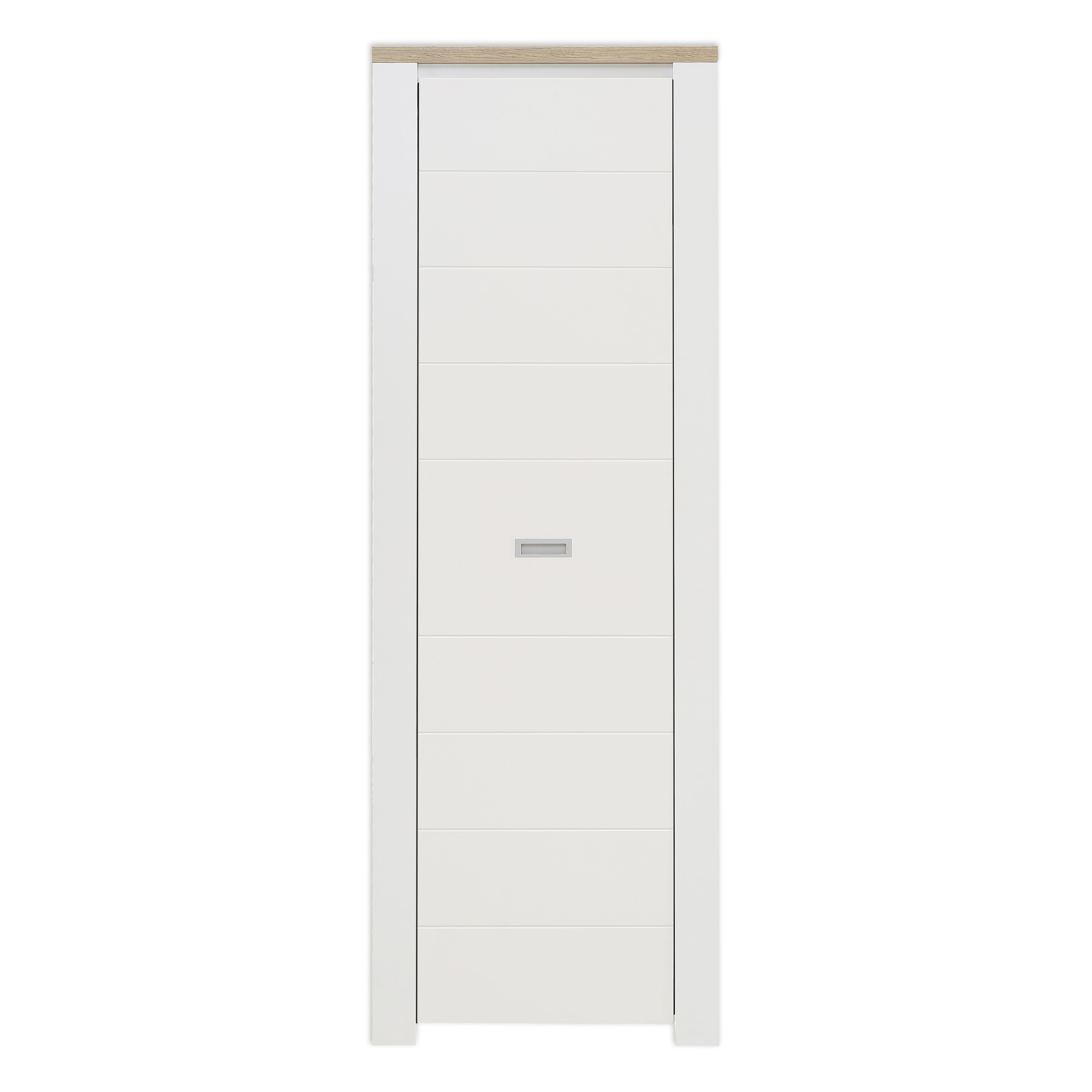 Garderobenschrank - weiß-Eiche Bianco - 68 cm breit