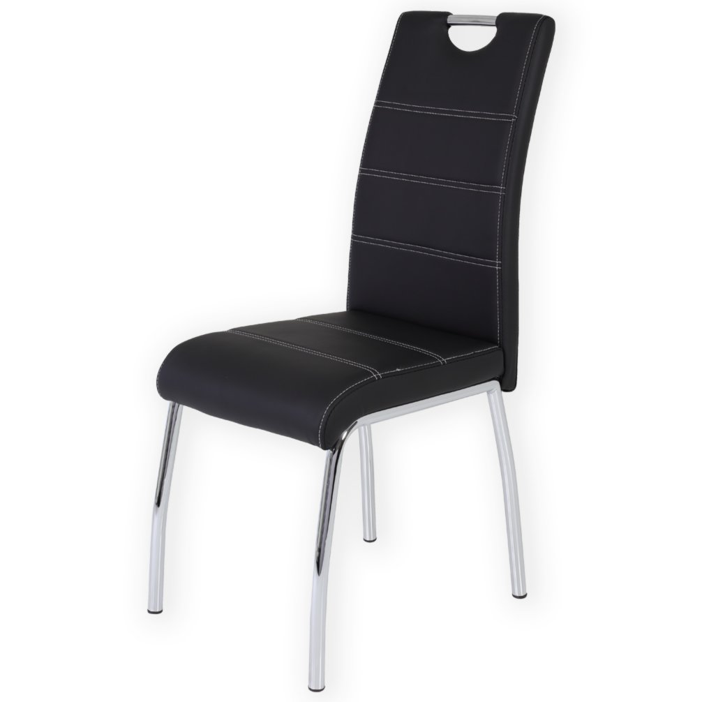Stuhl SUSI schwarz Kunstleder Stühle Stühle & Hocker Möbel