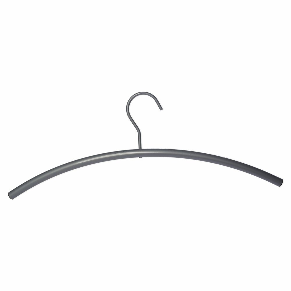 Kleiderbügel - grau - Metall pulverbeschichtet - 43 cm breit | Online