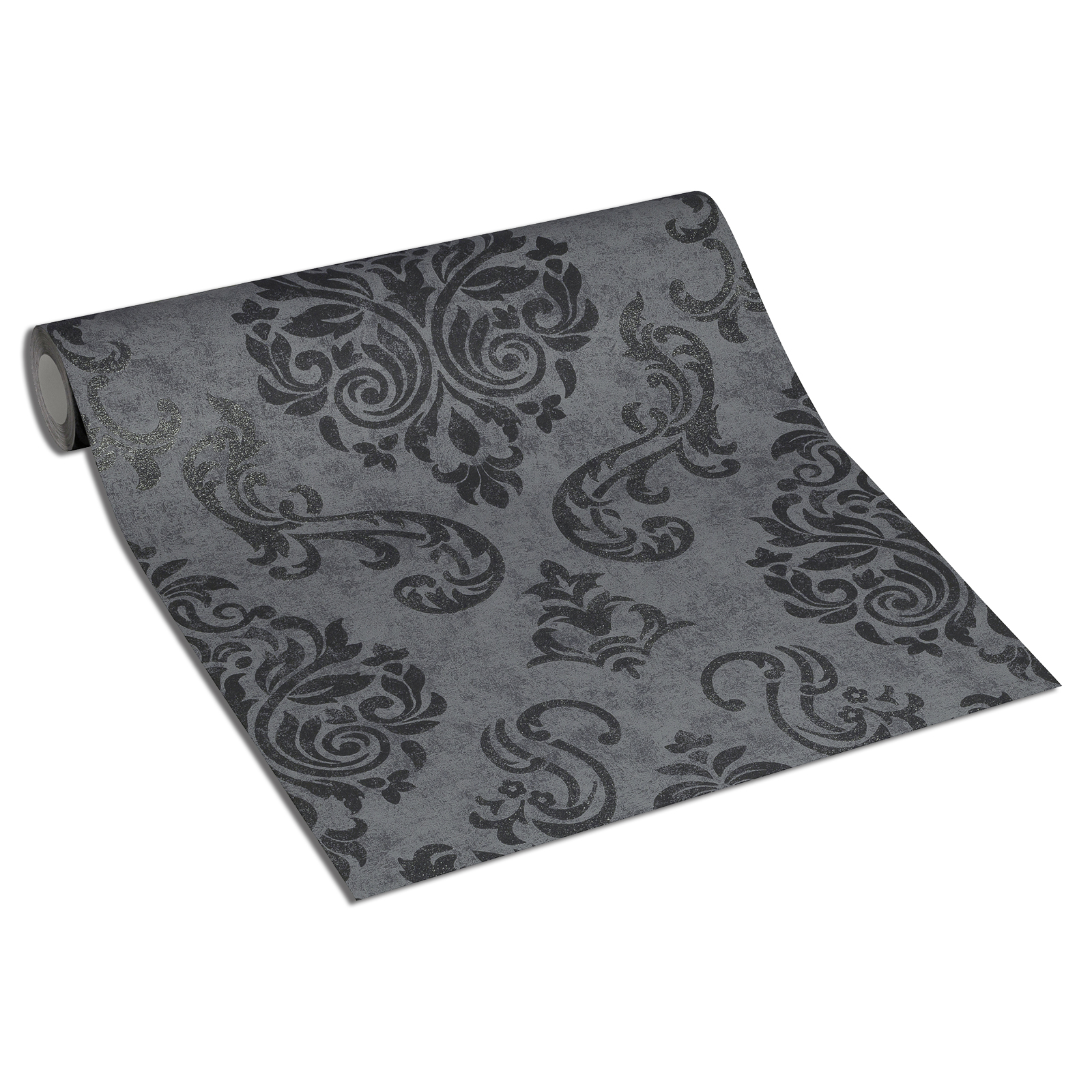 A.S. Creation Vliestapete MEMORY 3 - schwarz- grau metallic - 10 Meter