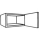 Wrasenhänger - Betonoptik-weiß - 60 cm