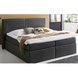 Boxspringbett - anthrazit - H3 - 180x200 cm