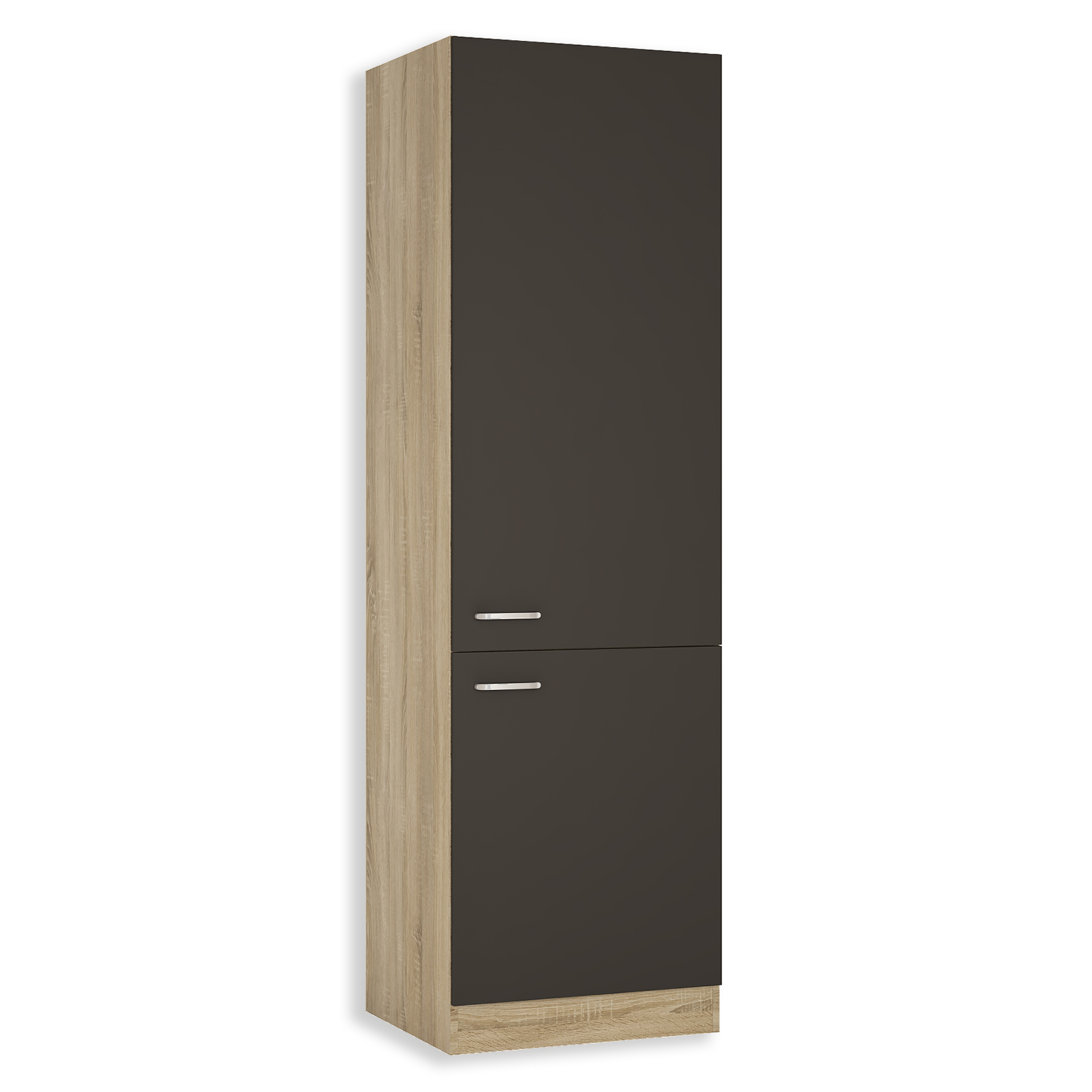 Hochschrank - anthrazit-Sonoma Eiche - 60 cm breit